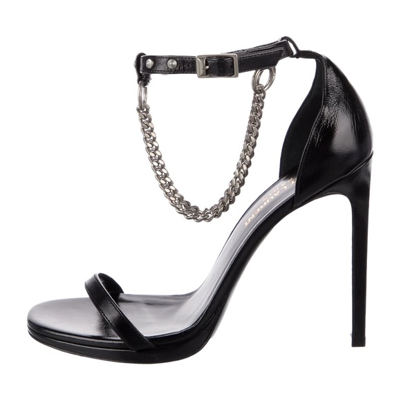 Saint Laurent Shoes - Elegant Black Stiletto Heels